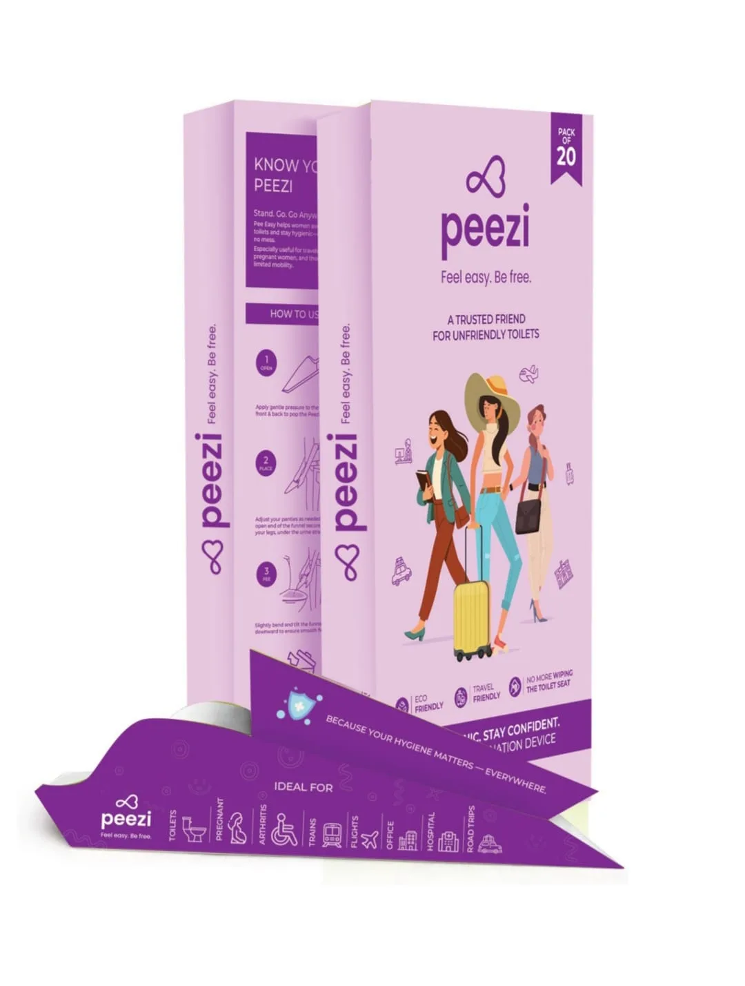 Peezi Female Urination Device Pack of 20